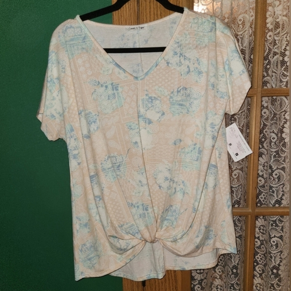 Cream & sugar baby pink small top - Picture 3 of 3